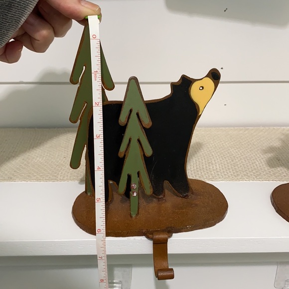 Moose & Bear Christmas Stocking hangers - Picture 5 of 6